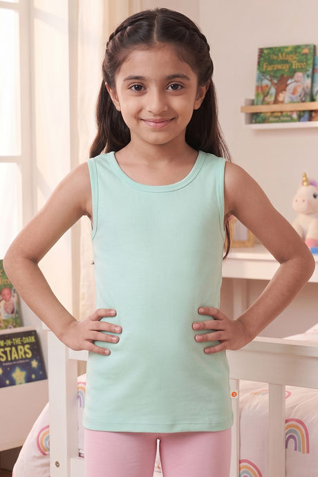 Zivame Girls Solid Tank Tops (Pack of 2) - Multicolor — image 12